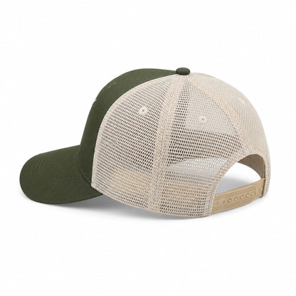 Rückseite der Venice Cap mit beigem Netz und Snapback-Verschluss