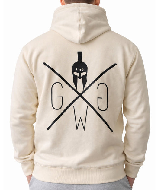 Off-White Gym Hoodie für Herren mit großem Rückenlogo