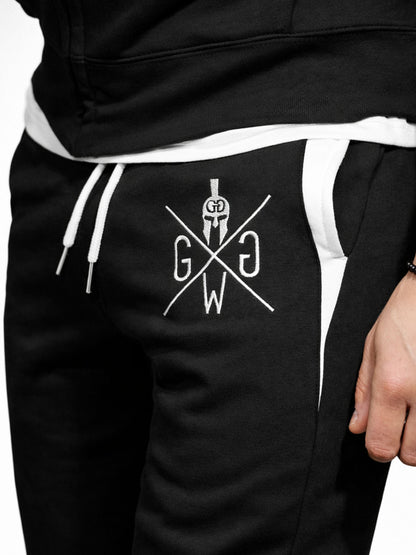 Schwarze Sporthose Legacy mit Seitentaschen