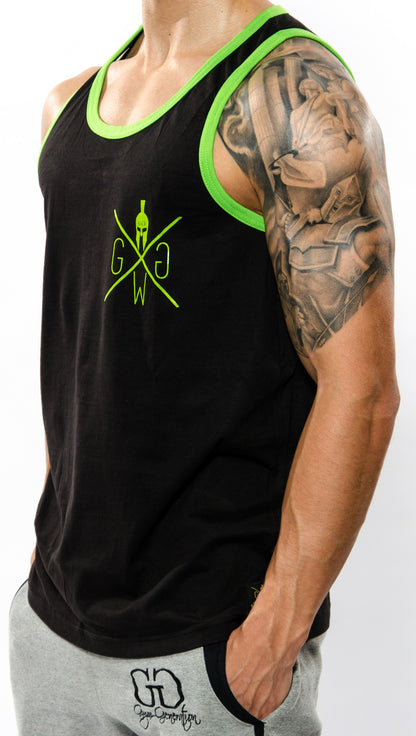 Gym Warriors Tank Top - Lime