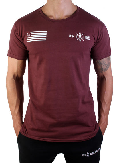 Fighter T-Shirt - Burgundy