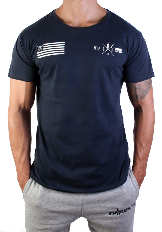 Urban Warrior T-Shirt - Donkerblauw