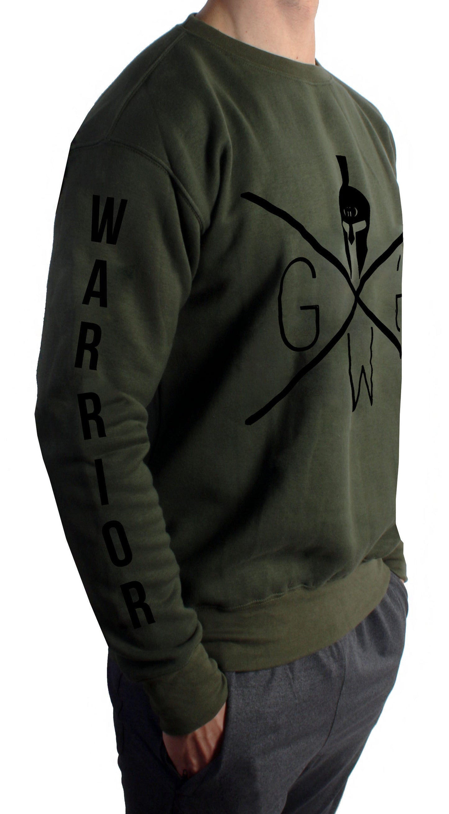 Warrior Sweater - Olive