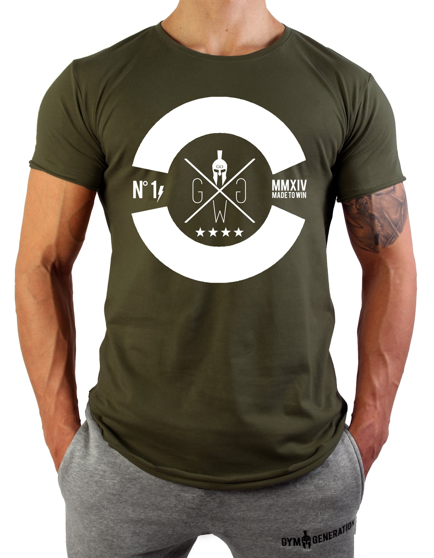 Sniper Gym T-Shirt - Olijf
