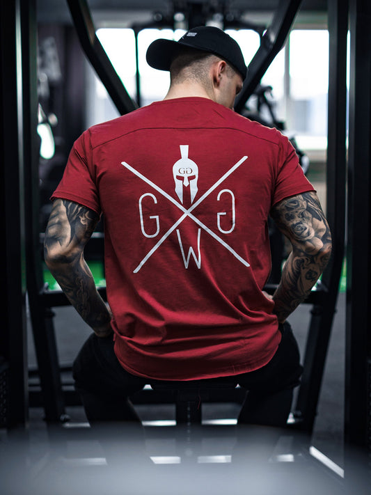 Gym T-Shirt Warrior - Bordeaux