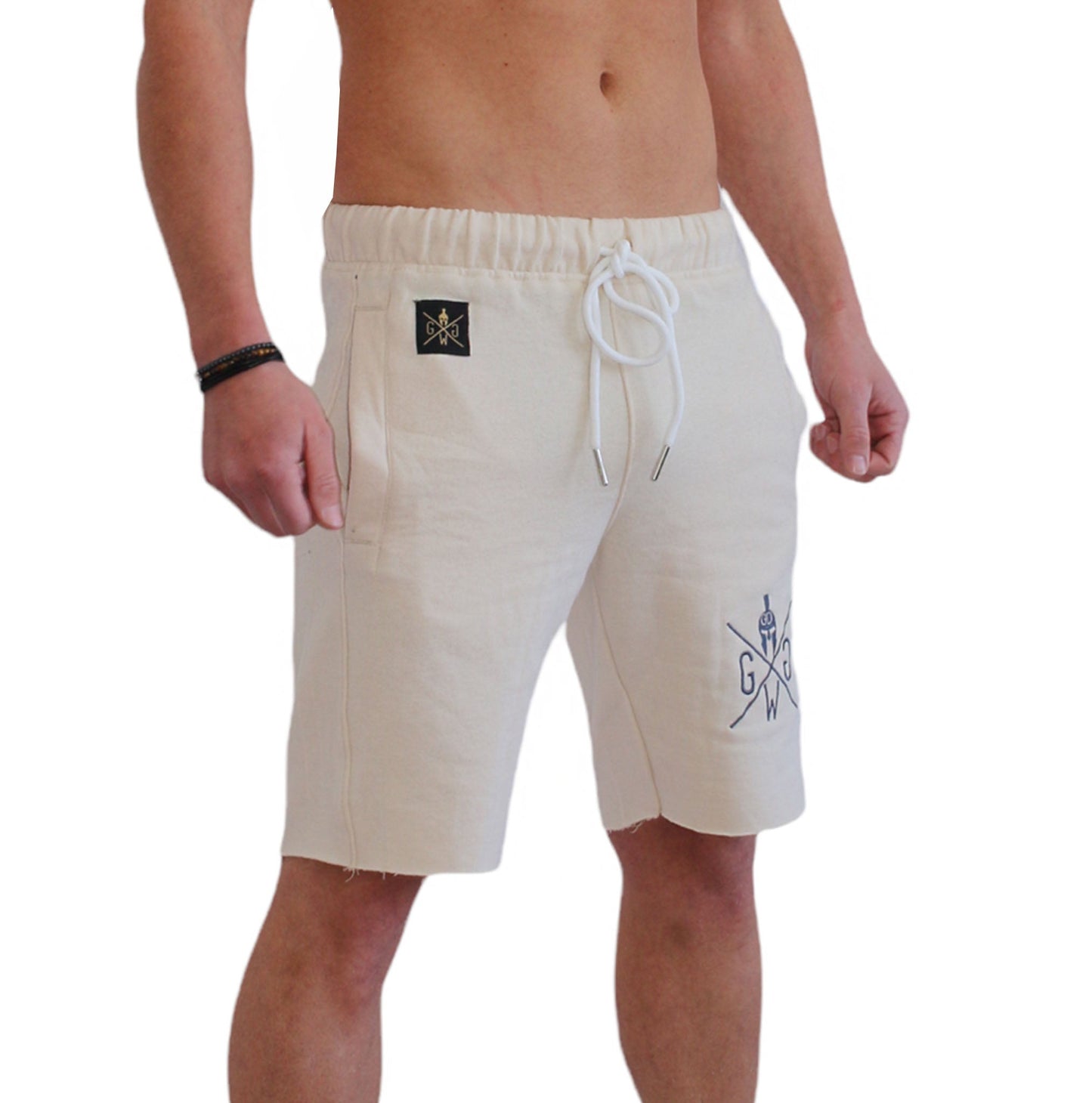 Warrior Gym Shorts - light beige