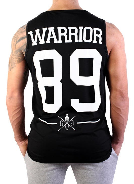 Warrior tank top - black