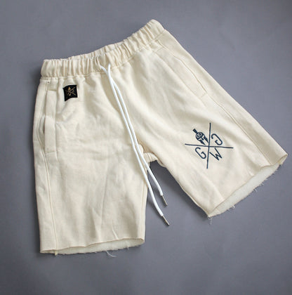 Warrior Gym Shorts - light beige