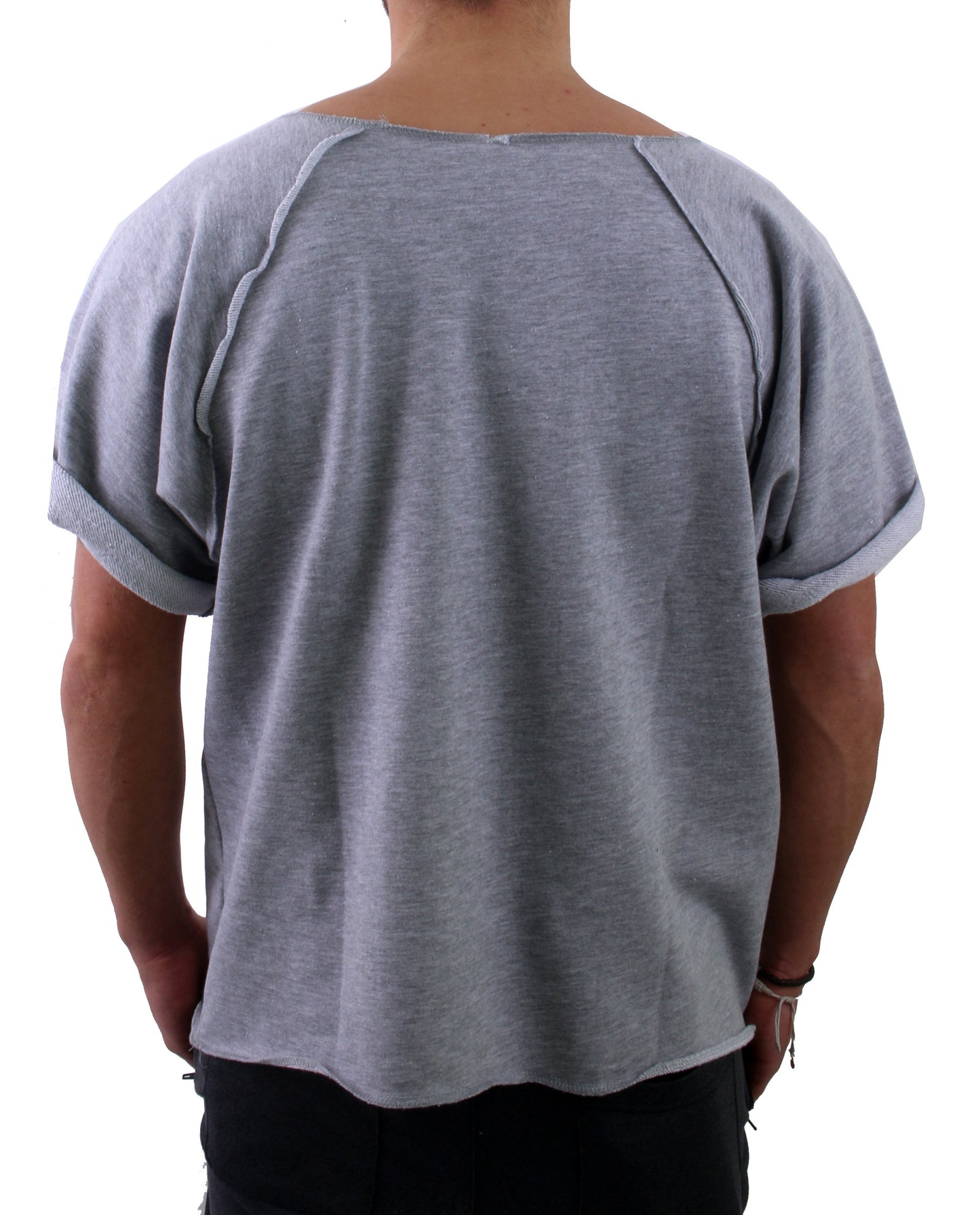 T-Shirt Bodybuilding Rétro - Gris