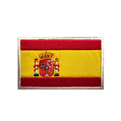 Spanien Flagge Patch - Klettverschluss