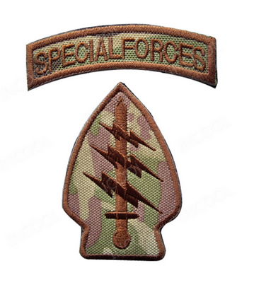 Special Forces Patch mit Klettverschluss Camo