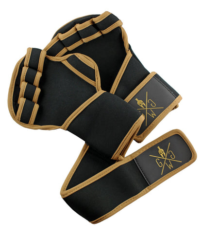 Fitness Handschuhe mit Bandagen - Super Grip