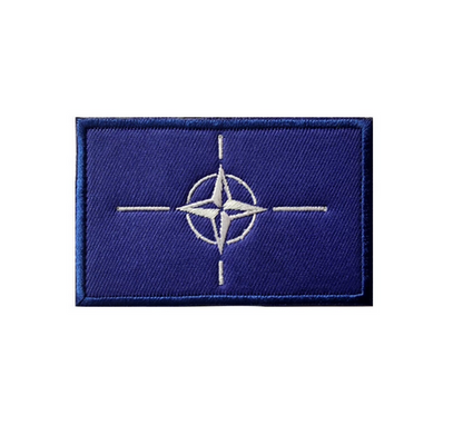 Nato Flagge Patch - Klettverschluss