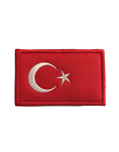 Türkei Flagge Patch - Klettverschluss