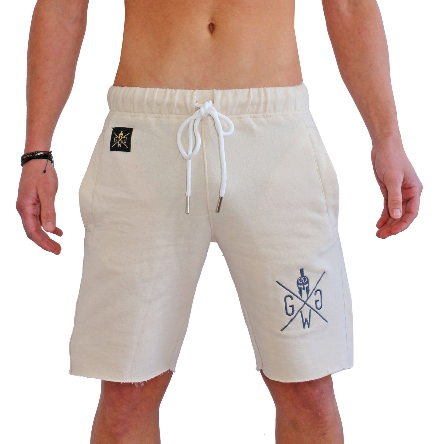 Warrior Gym Shorts - light beige